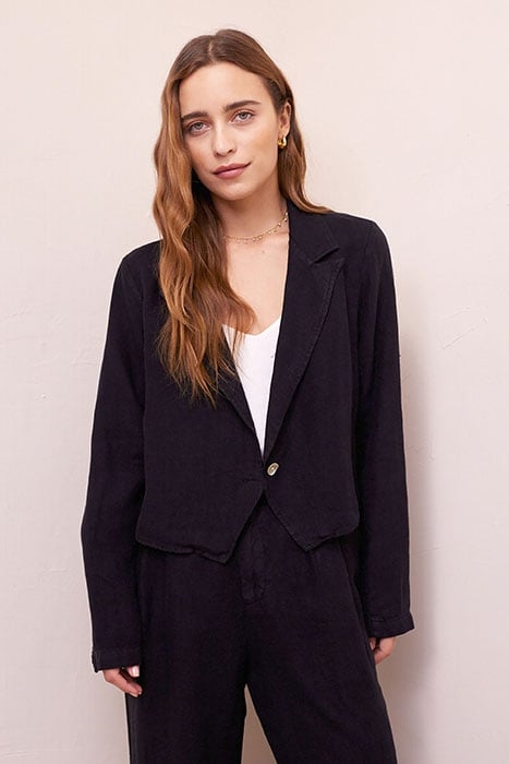 CROPPED BLAZER BLACK 1