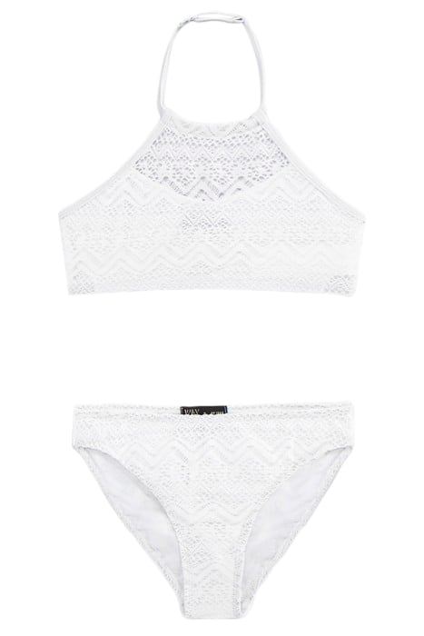 GIRLS’ GREY LACE BIKINI 1