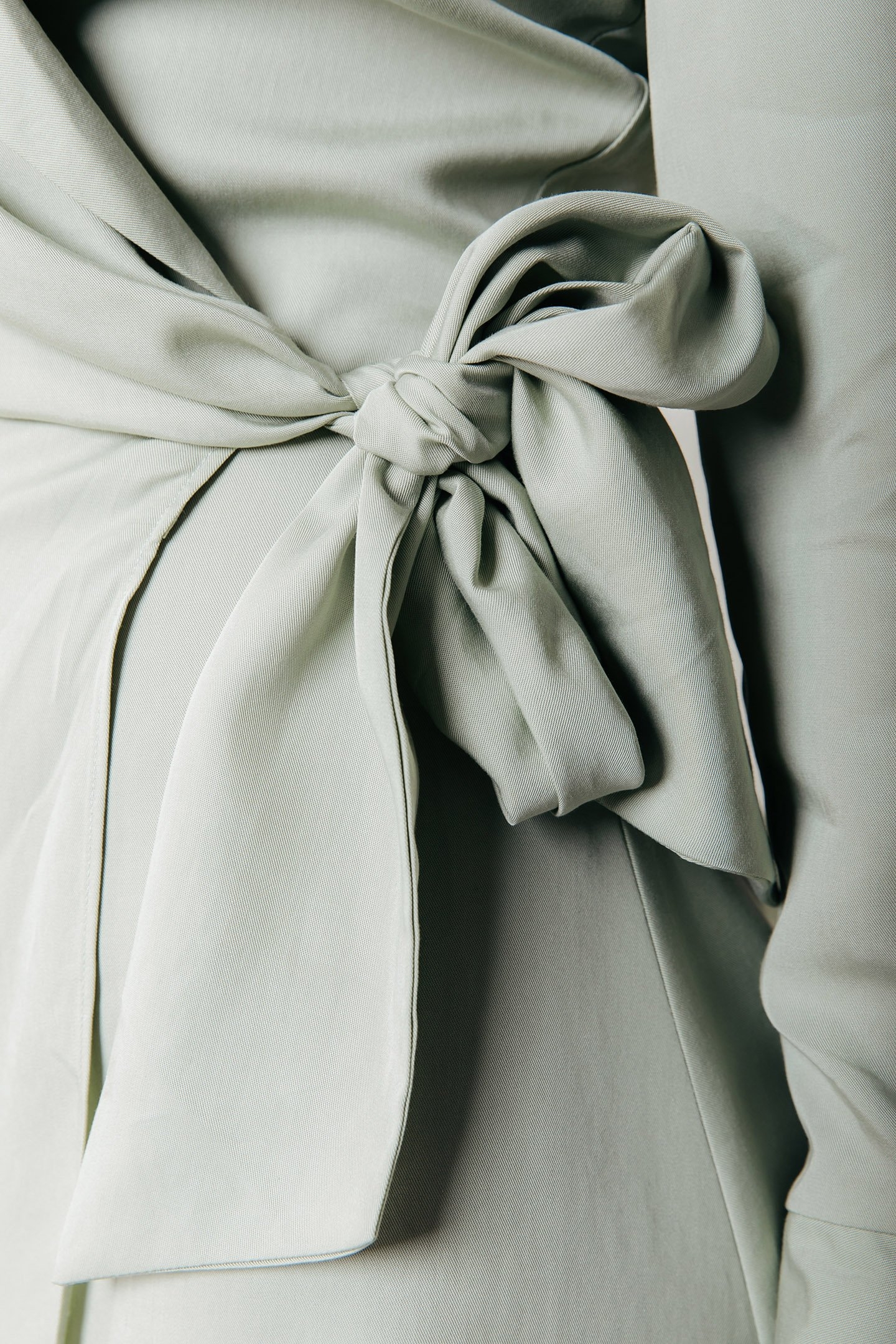 DORIN UNI WRAP DRESS LS SOFT GREEN 5