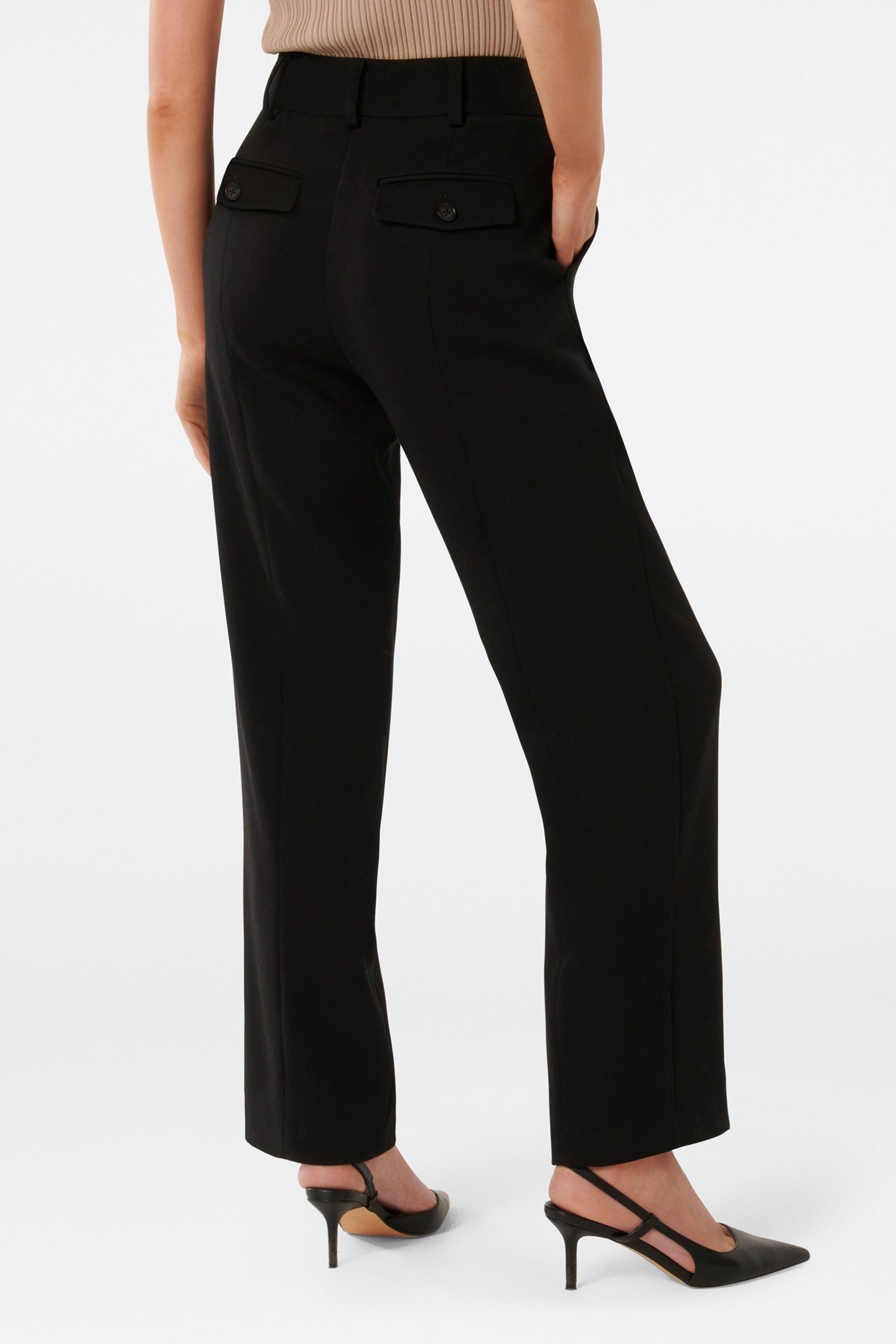 SIMMY STRAIGHT LEG PANTS BLACK 2