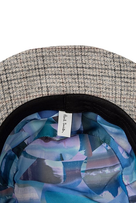 MEN HAT BUCKET MIX TWEED TAN 4