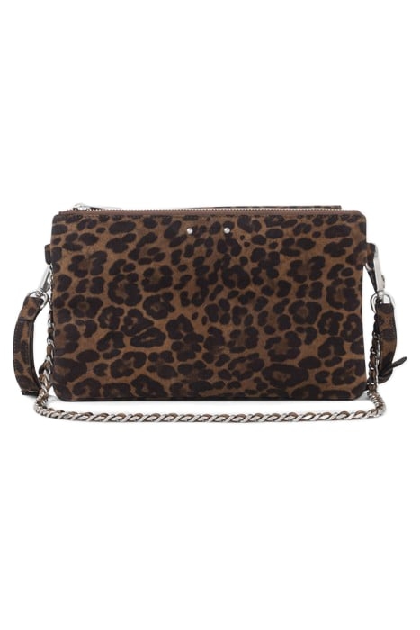 CAMEL LEOPARD MOTIF SUEDE 111 MEATPACKING BAG 2