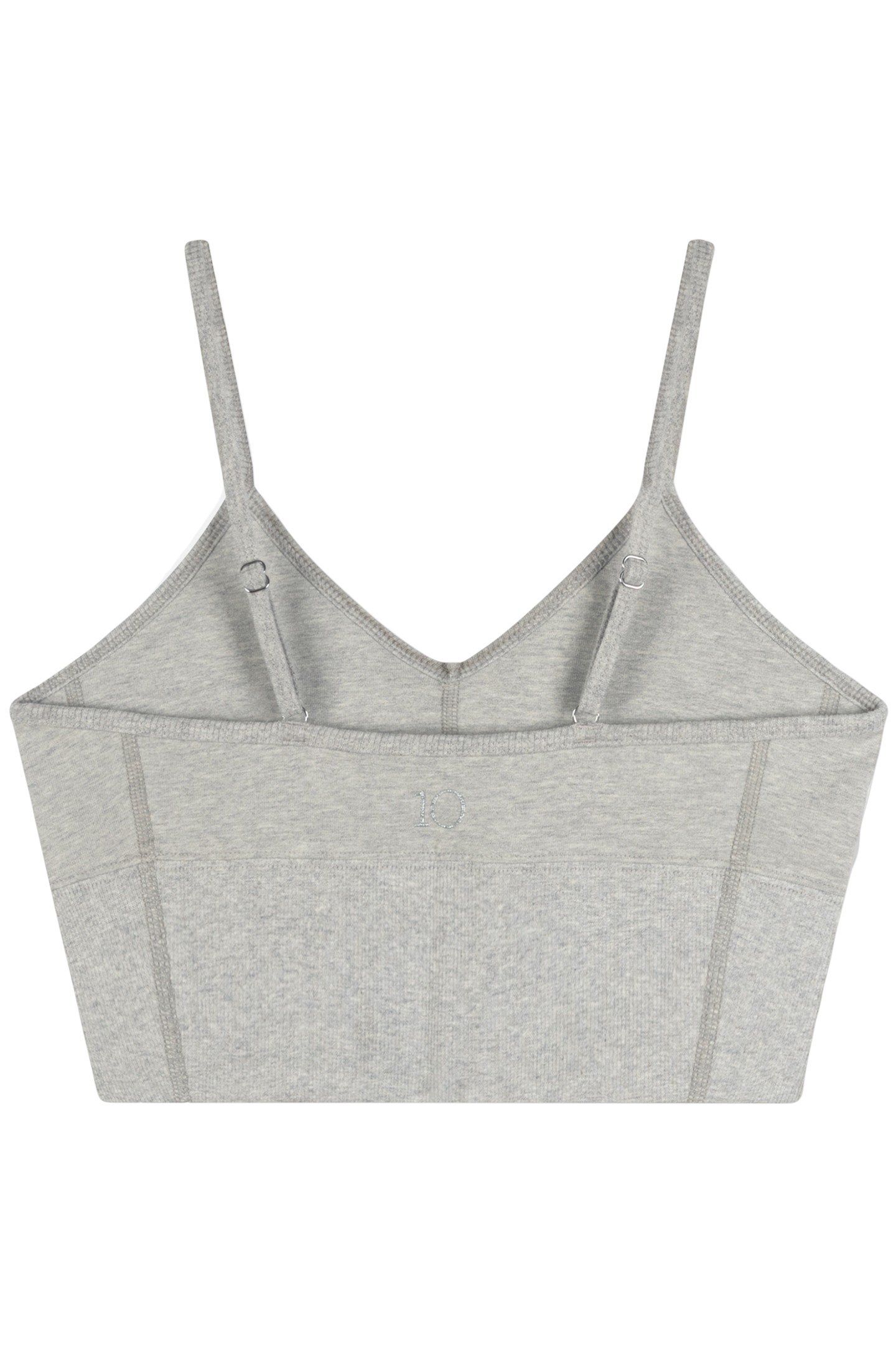 SOFT STRETCH BRALETTE LIGHT GREY MELEE 3