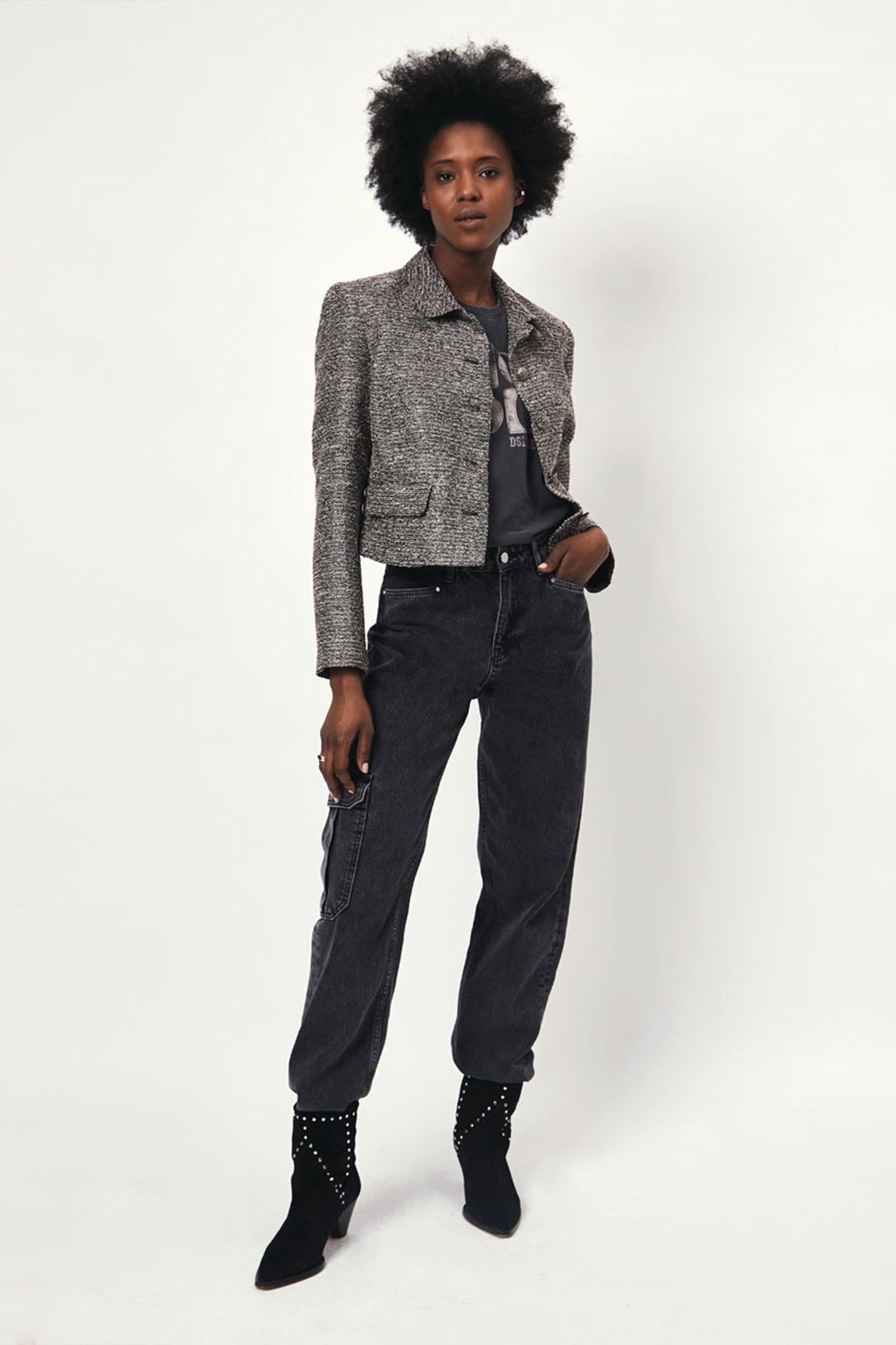 LAZELI TWEED JACKET MULTICOLOUR 1