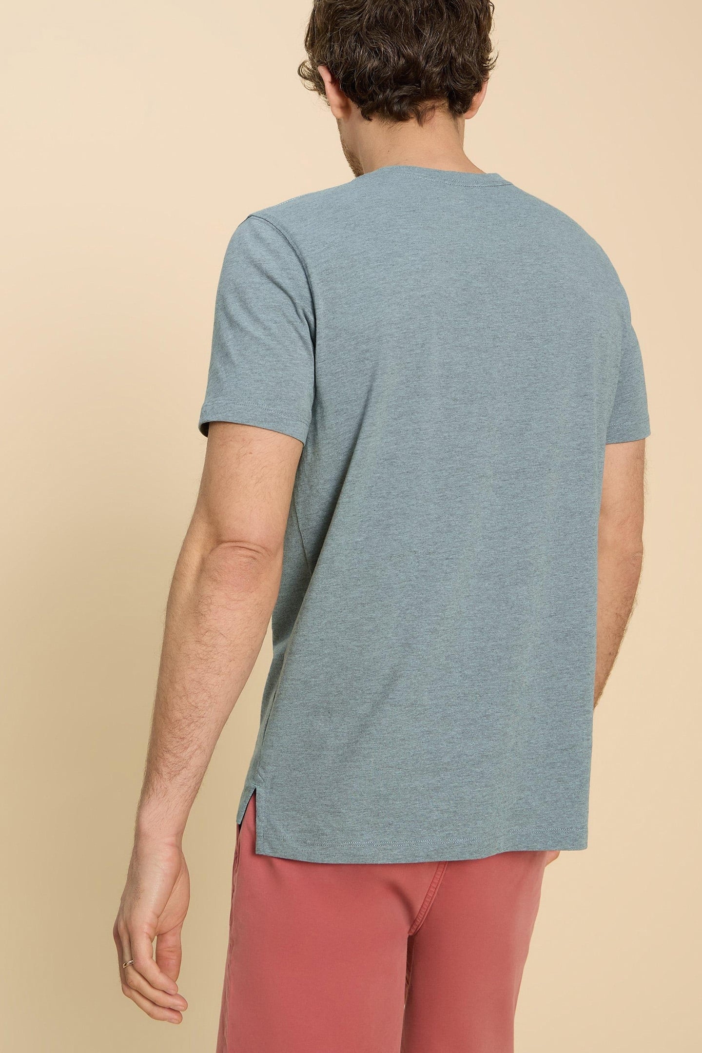 FISH GRAPHIC TEE DENIM PRINT 2