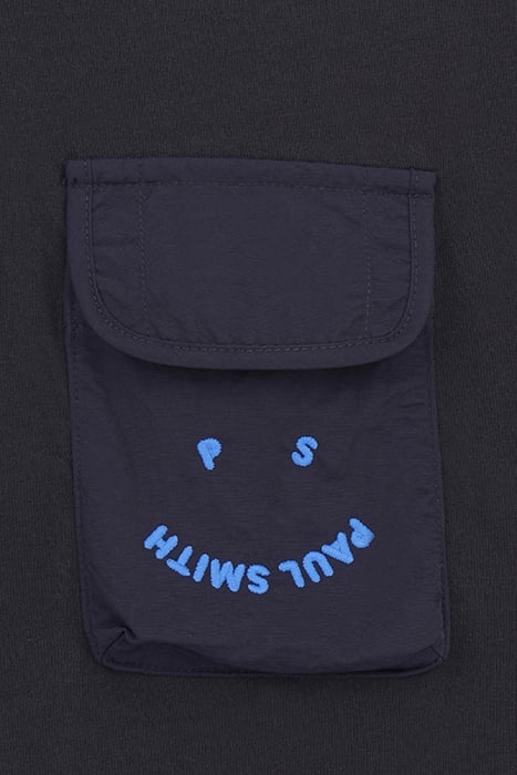 MENS SS TSHIRT PS HAPPY VERY DARK NAVY 7