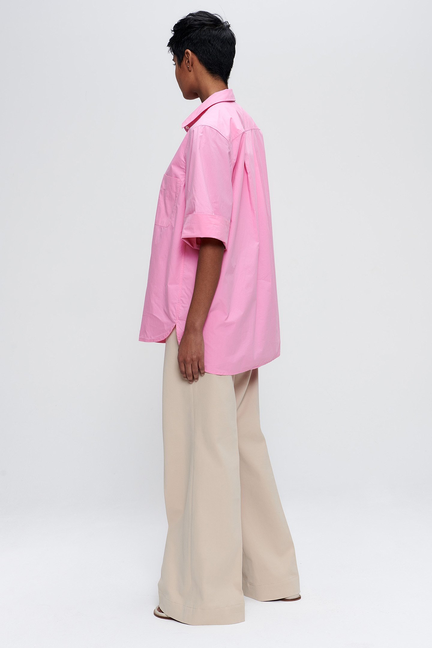 ORGANIC COTTON SHORT SLV SHIRT PEONIA 3