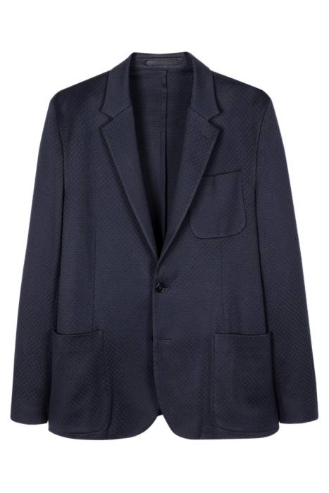 GENTS 2BTN PATCH POCKET JACKET VERY DARK NAVY 3