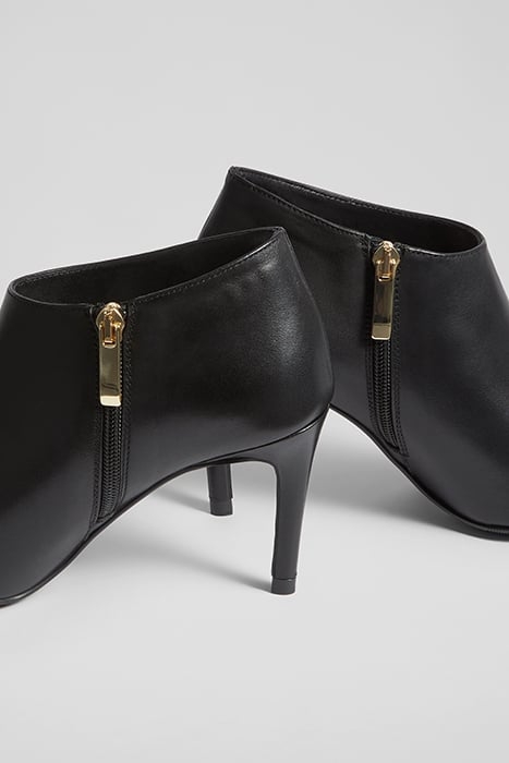 ELLE - POINTED SHOE LEATH BLACK 3