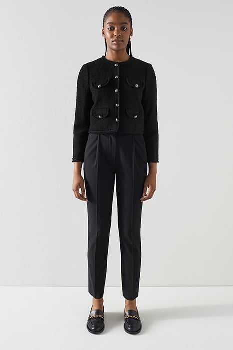 HAZEL - CROPPED JACKET BLACK 1