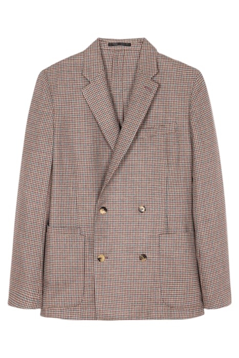 MENS 2 BUTTON JACKET BROWN 4