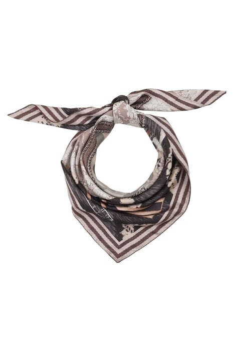 SILK SCARF ABU DHABI CAMOUFLAGE GREEN 1