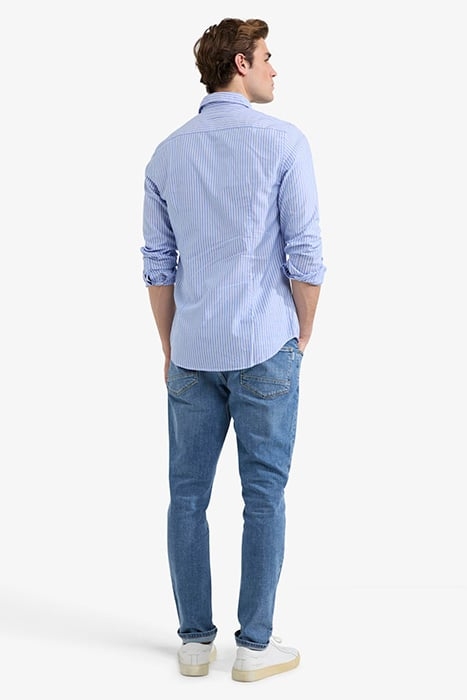 STRIPE SHIRT MEDIUM BLUE 3