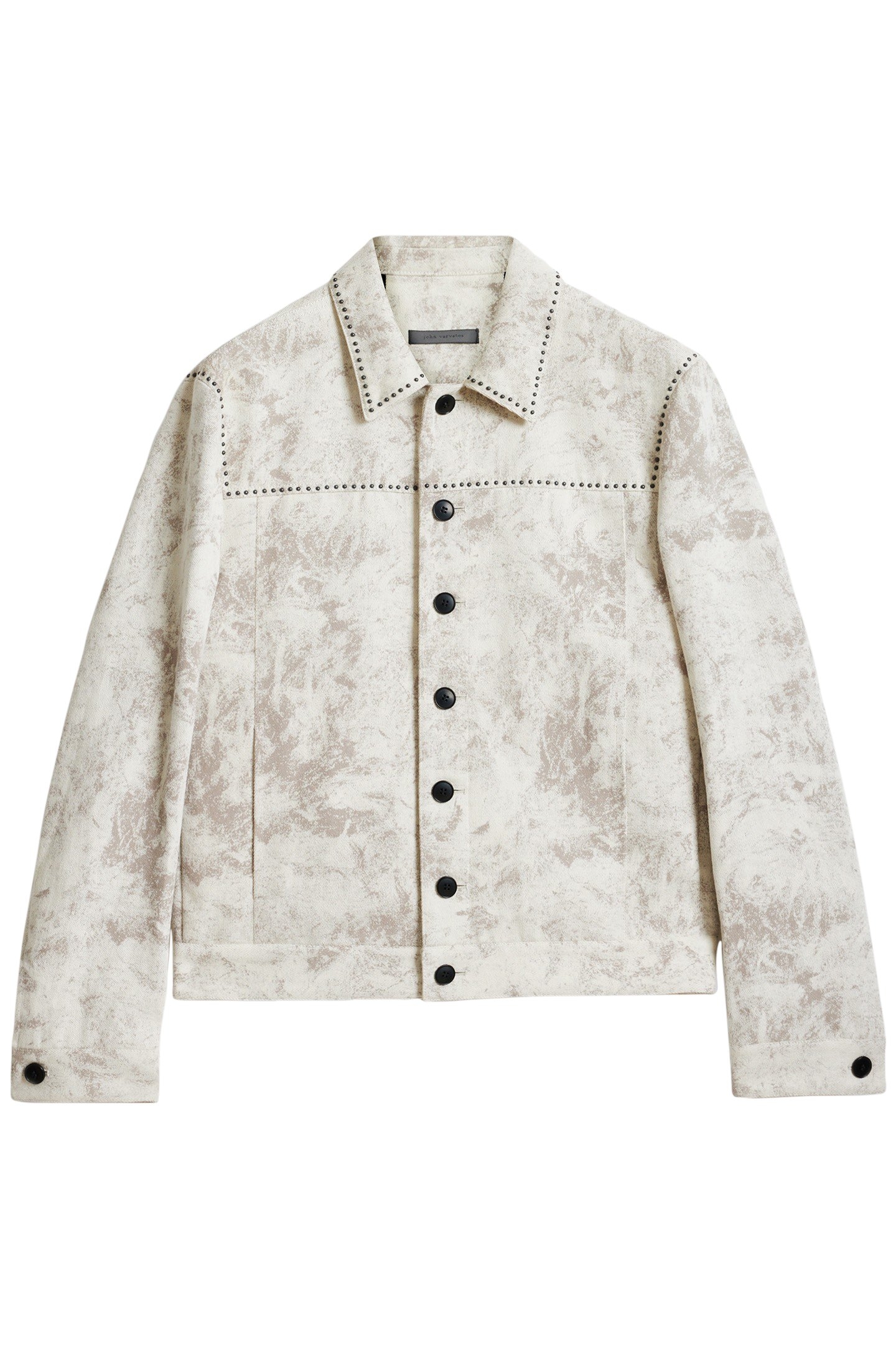 STUDDED TUCKER JACKET CHINA WHITE 2