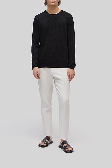 PURE EDITION – BLACK GLITTERY WOOL KNIT SWEATER 3