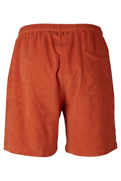TOWELLING SHORTS ORANGE 2