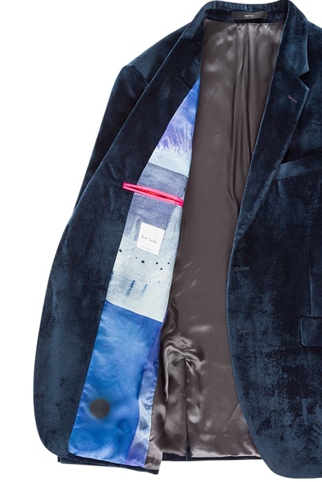 GENTS SLIM FIT 2 BTN JACKET GREYISH BLUE 5