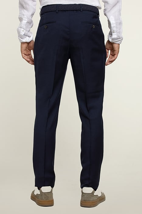 CITY PANTS IN ITALIAN WOOL NAVY BLUE 2
