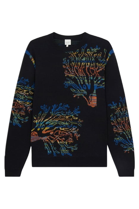 MENS SWEATER CREW NECK BLACK 1