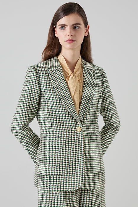 DAPHNE BLAZER BLAZER GREEN/CREAM 1