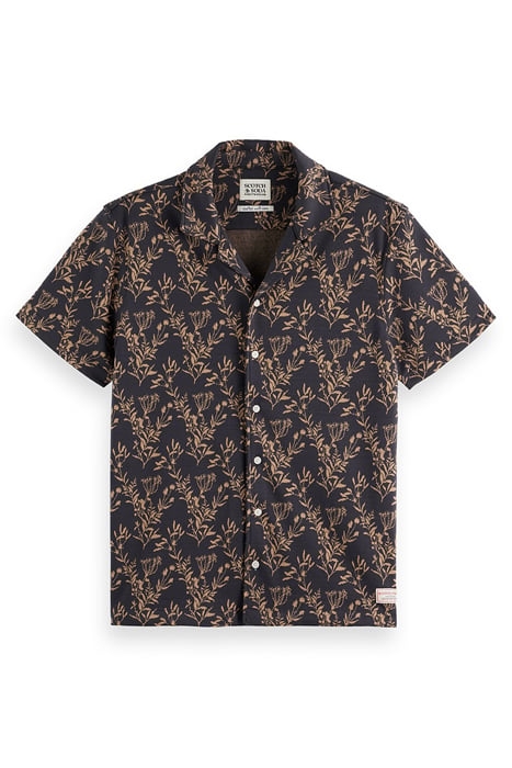 BERRY JACQUARD KNIT CAMP CHARCOAL 1