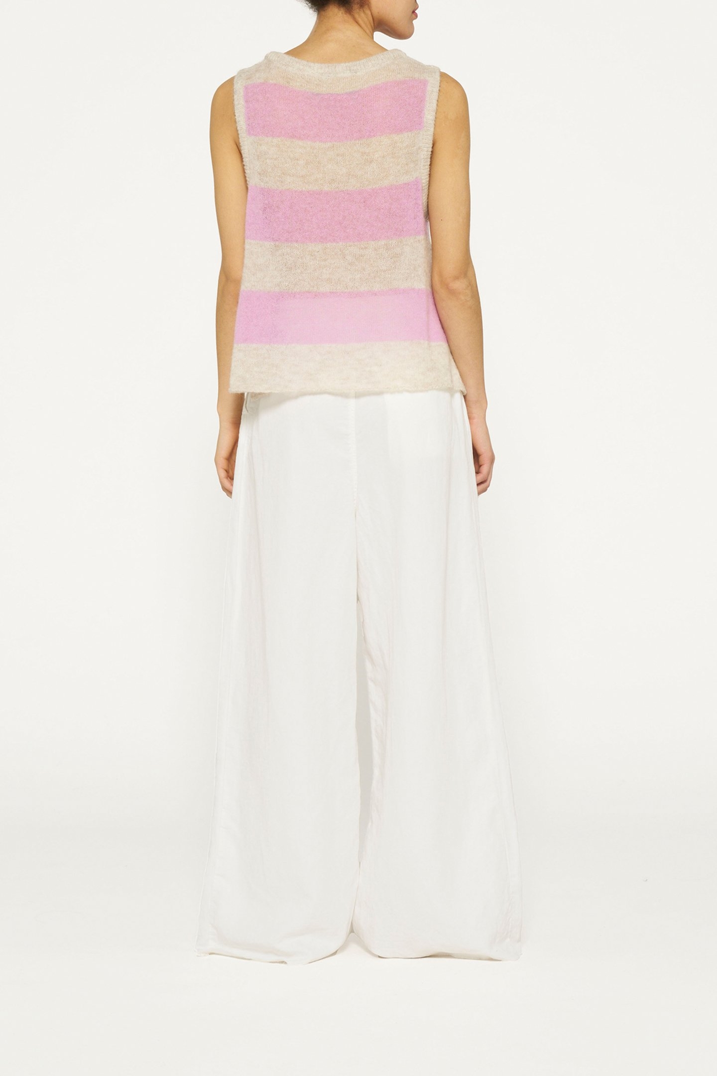 WIDE LEG PANTS ECRU 3