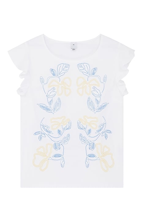 WOMENS EMBROIDERED TOP WHITE 1