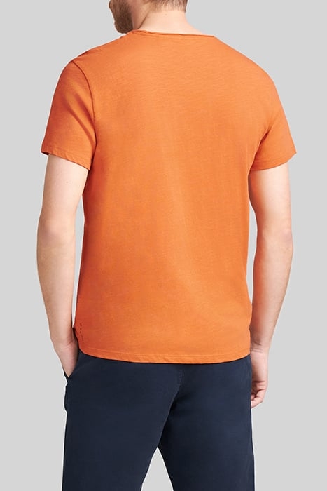 ORANGE ORGANIC COTTON ESSENTIAL ROUND-NECK T-SHIRT 2