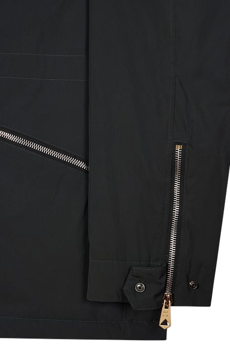 GENTS JACKET WITH CONCEALED HOOD VERY DARK GREEN 4