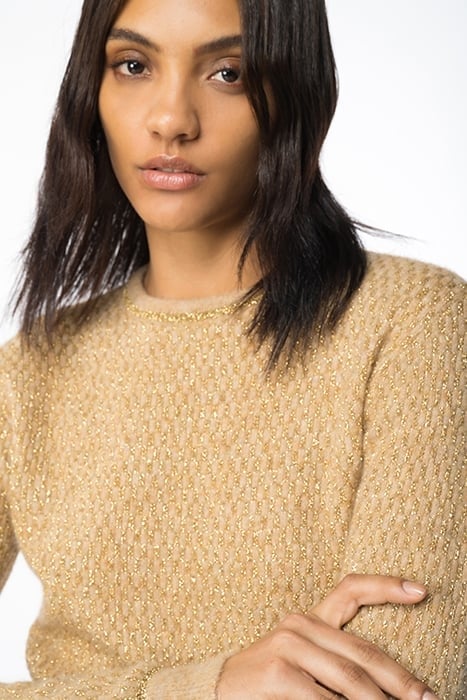 SCIMPANZE SWEATER CAMEL/GOLD 5