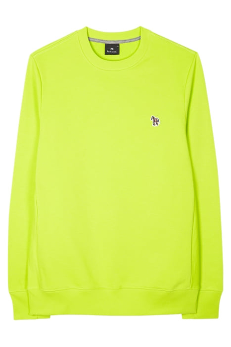 MENS REG FIT SWEATSHIRT ZEBRA GREEN 3