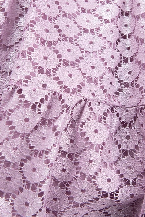 GIRL'S LILAC LACE SHORT DRESS 7