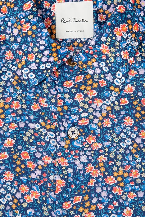 MENS S/C SUPER SLIM FIT SHIRT NAVY 4