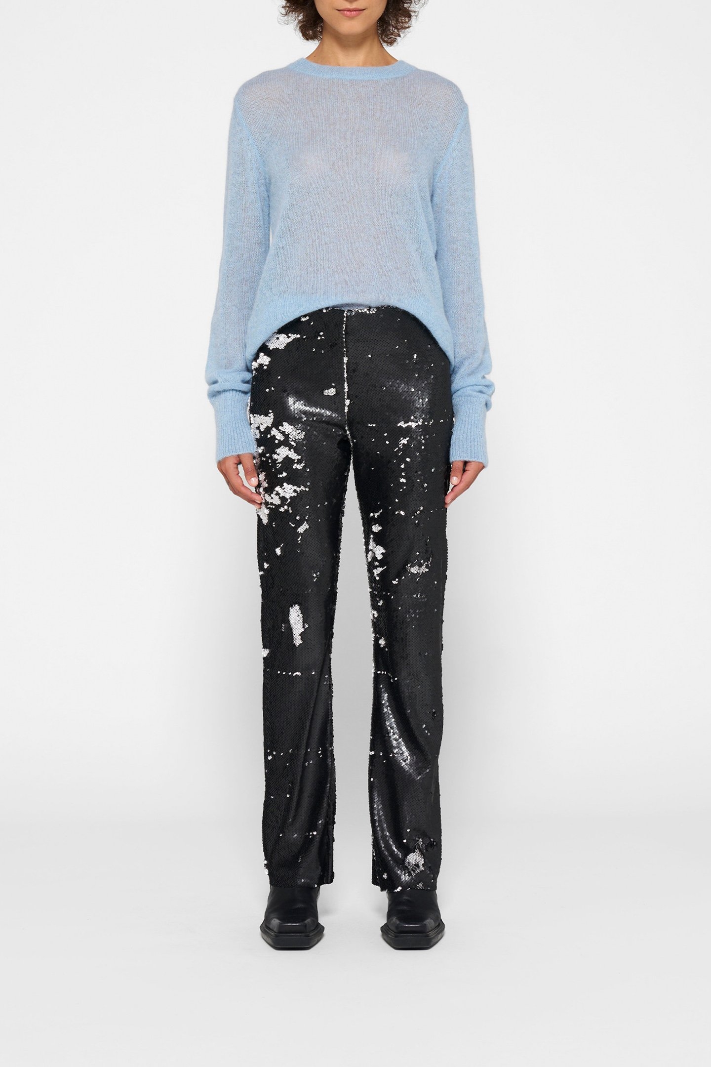 PANTS SEQUINS BLACK 2