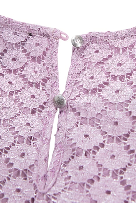 GIRL'S LILAC LACE SHORT DRESS 6