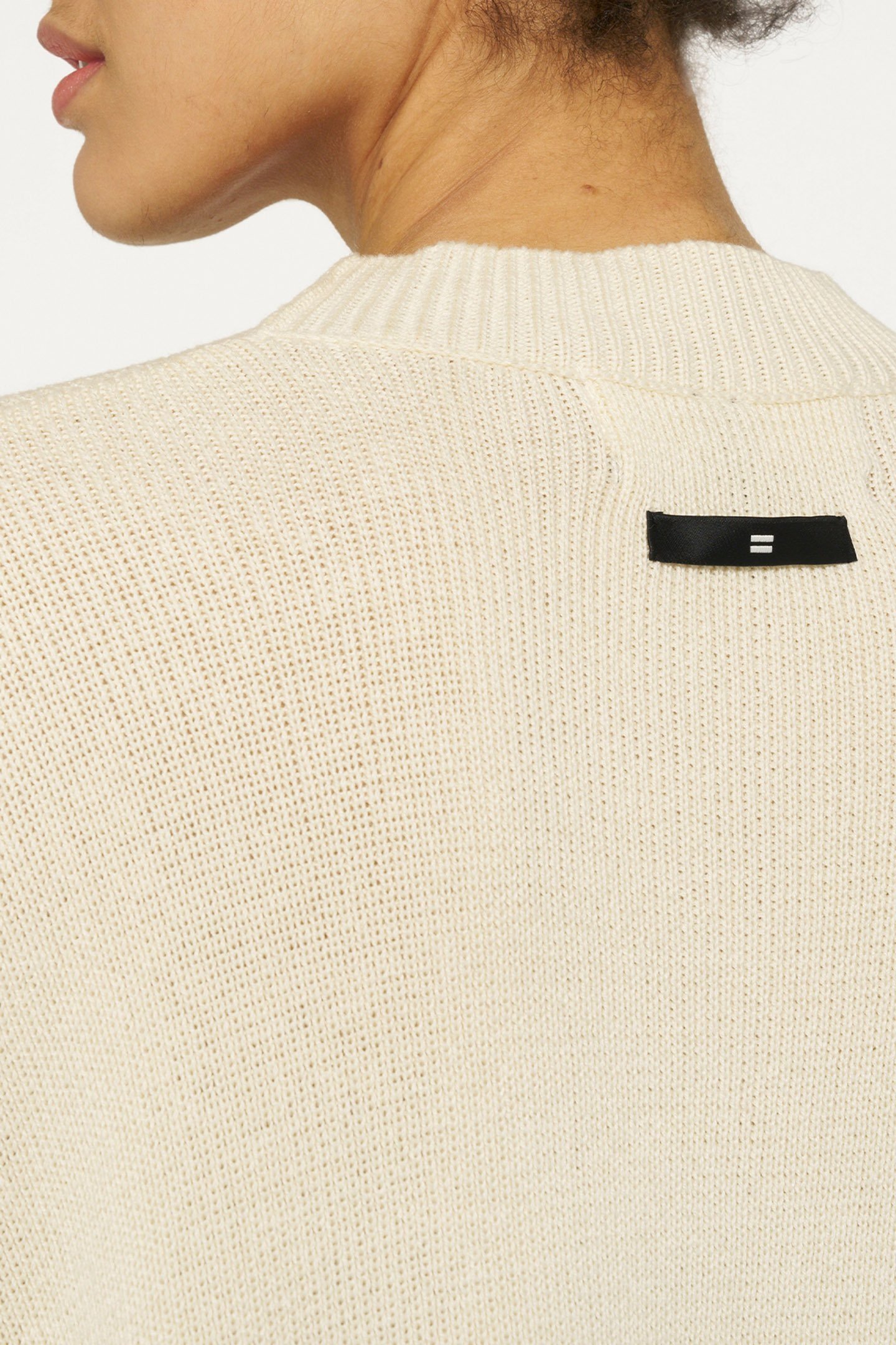 SLEEVELESS SWEATER KNIT STRIPES LIGHT SAFARI 6