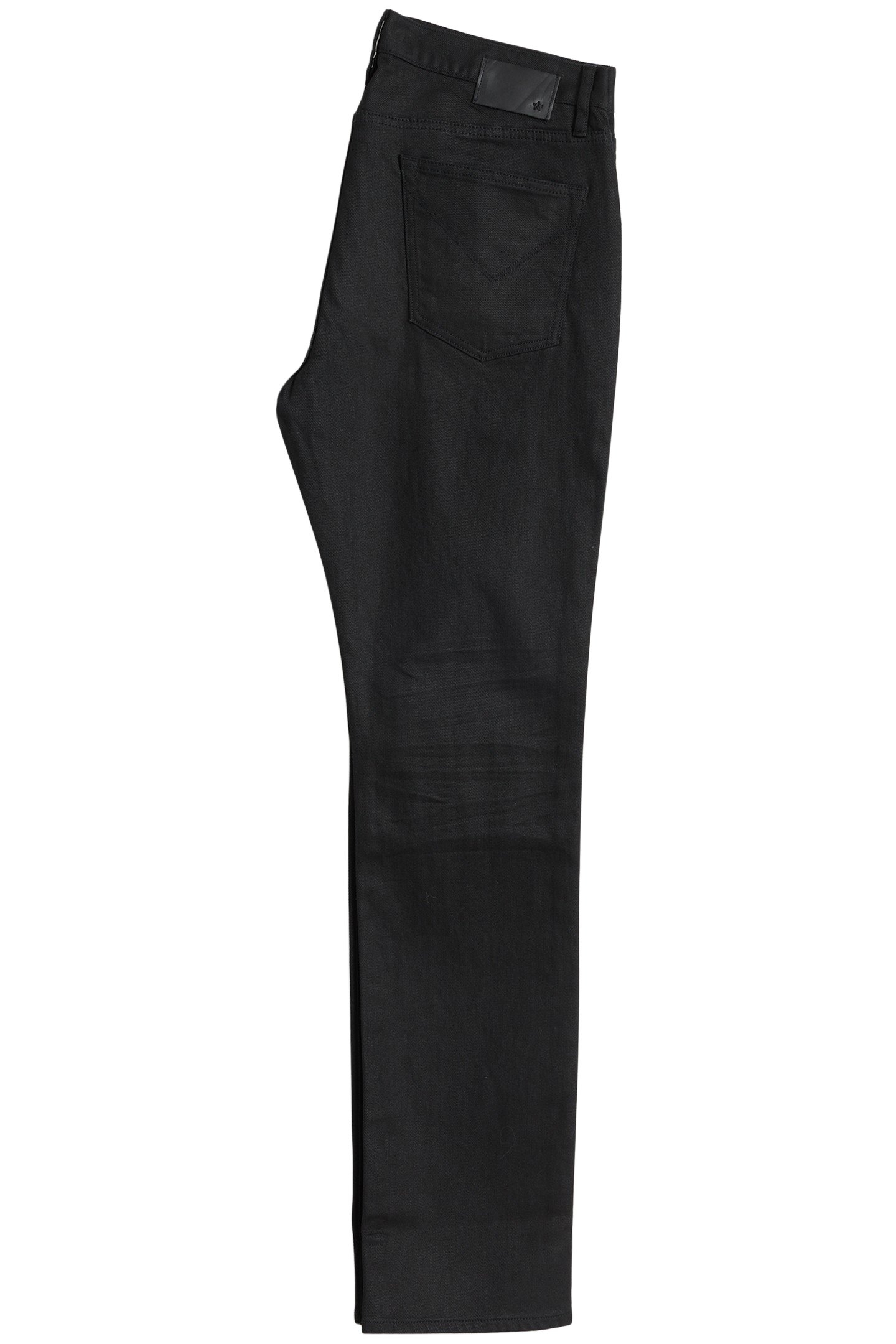 J701 COATED JEANS JET BLACK 2