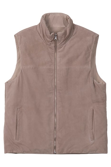 LEV BODYWARMER GREY TAUPE 1