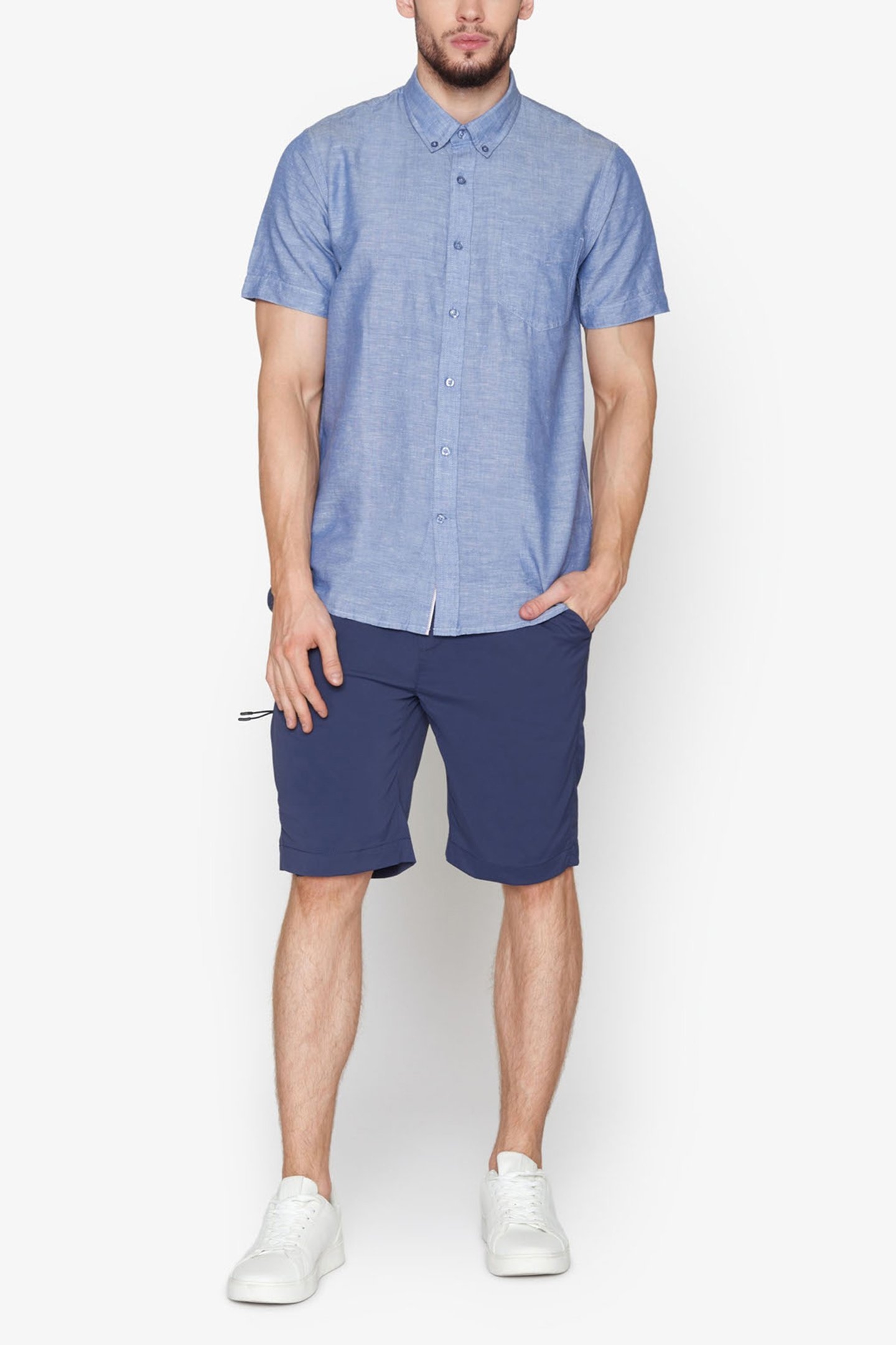 THERKELSI LINEN/COTTON TRUE BLUE 3