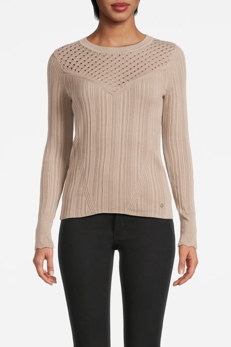 MARIE RN LS TOP SWTR SUMMER CLAY 1