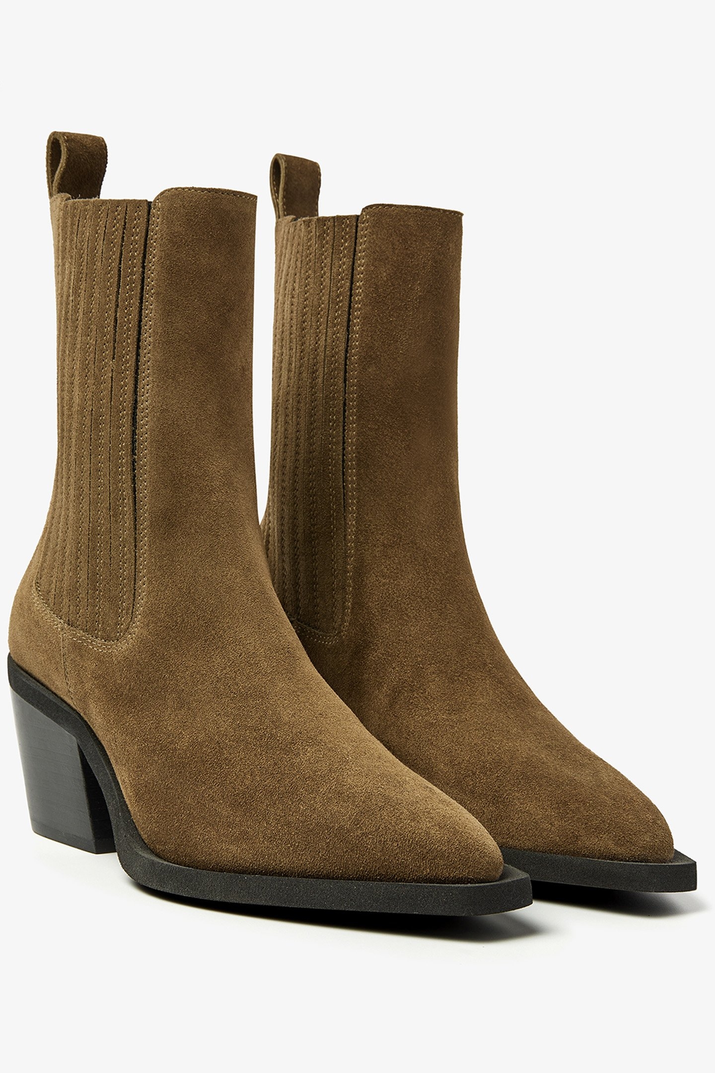 LIV LOUA OLIVE SUEDE 2