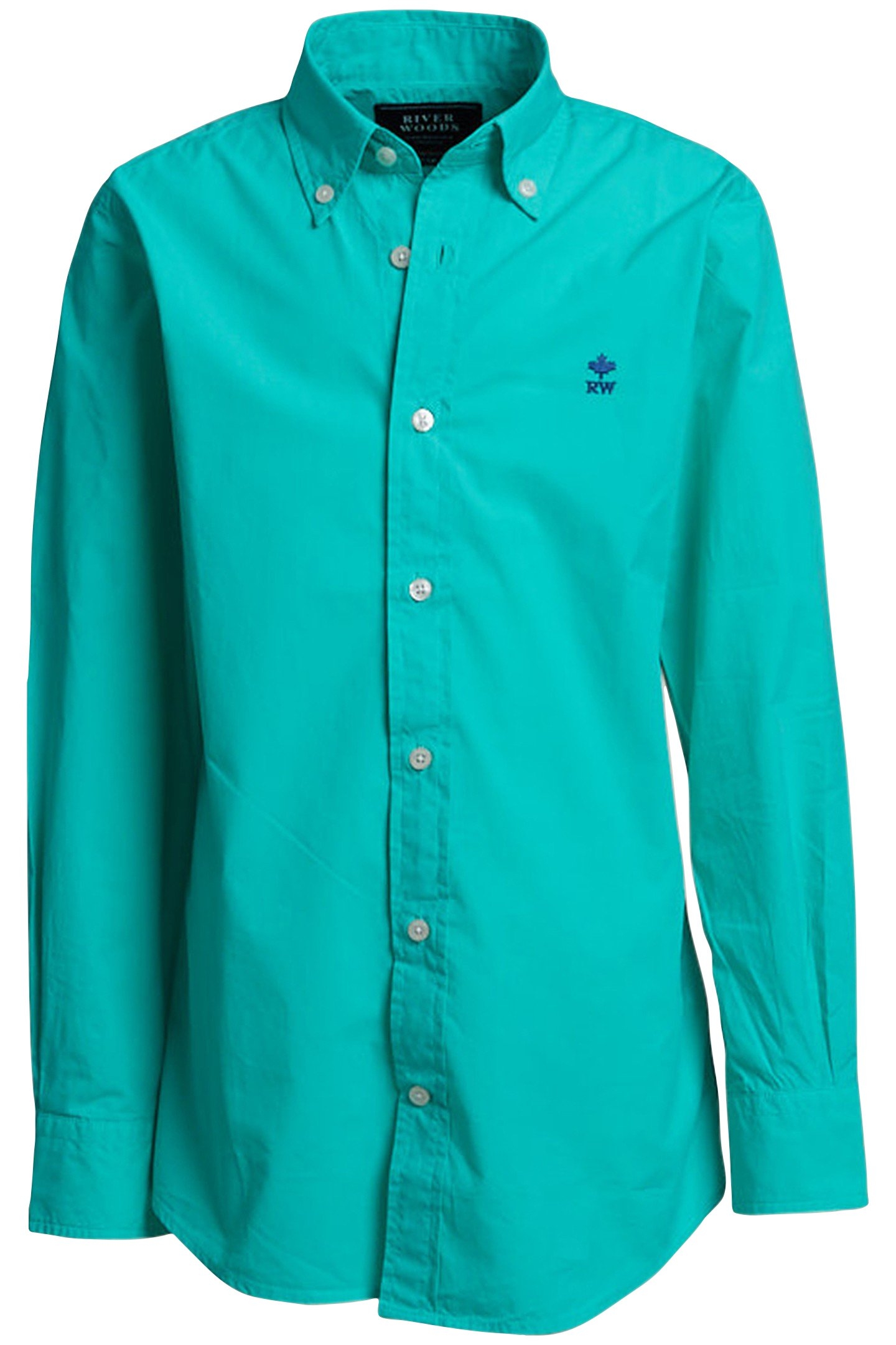 CUSTOM FIT POPLIN SHIRT MINT 1