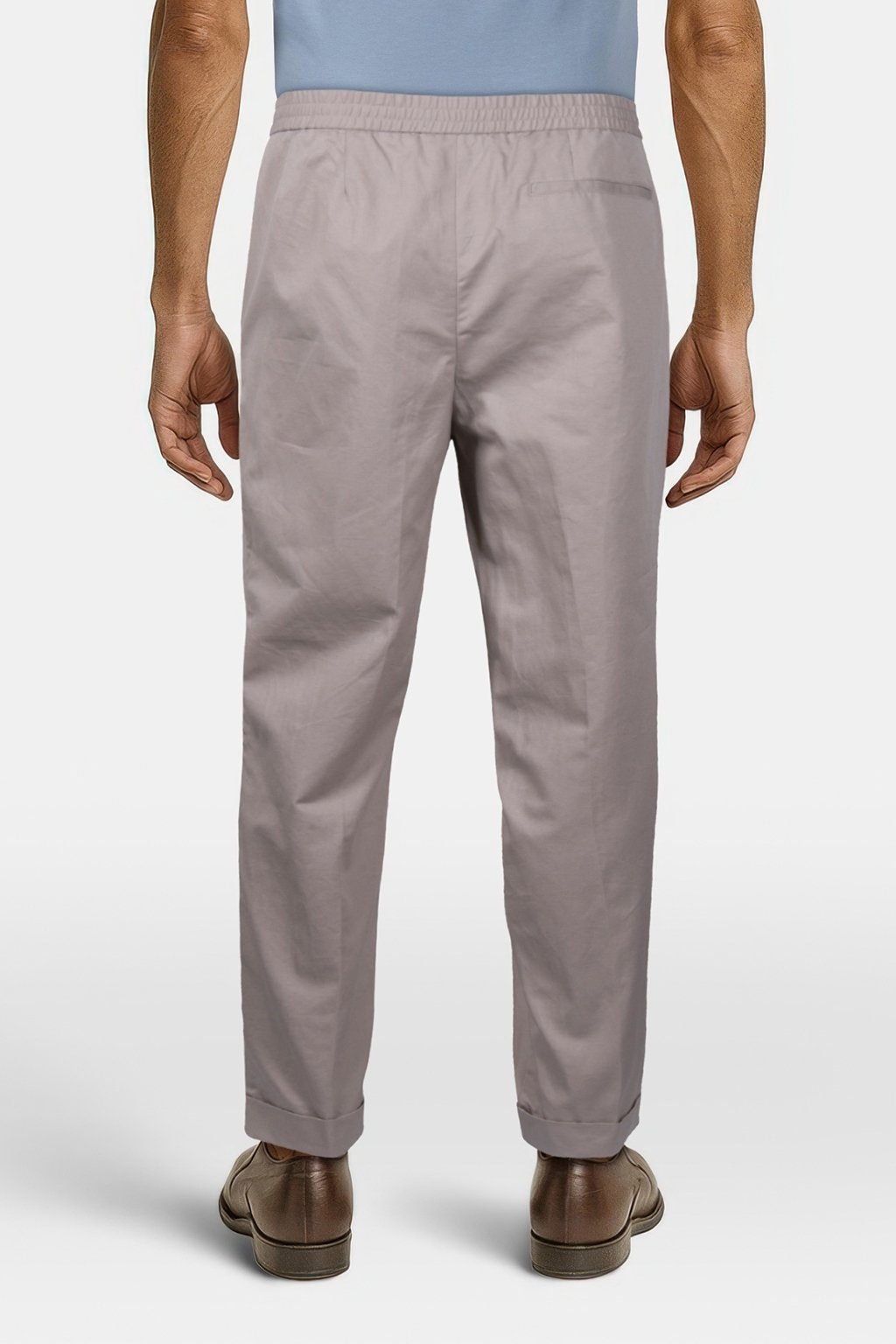 LINEN BLEND TROUSER NEUTRAL 2