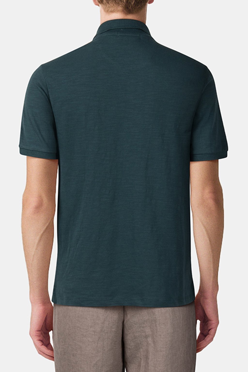 SLUB SS POLO CYPRESS GREEN 2