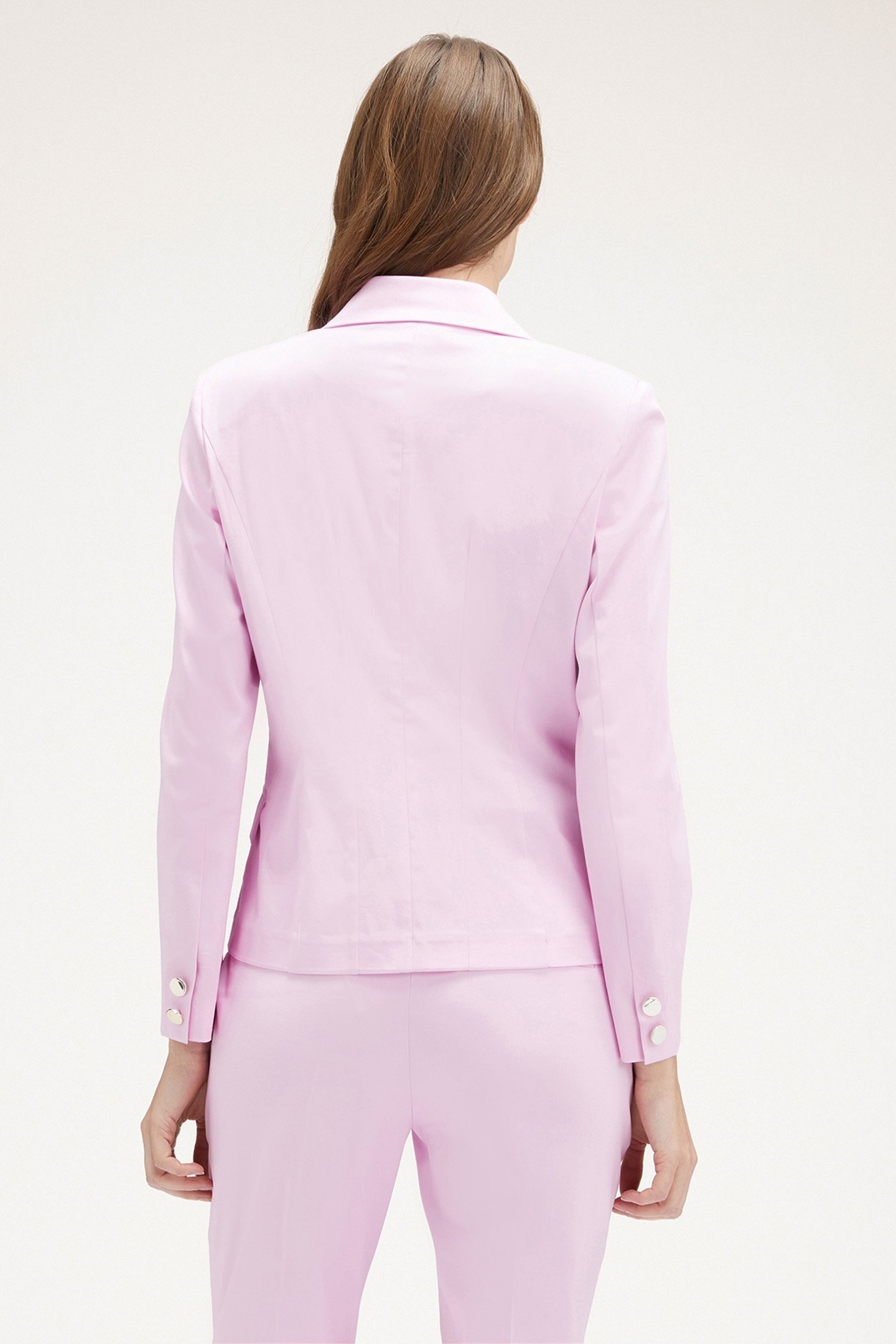 DOUBLE-BREASTED UNLINED JACKET PINK 2