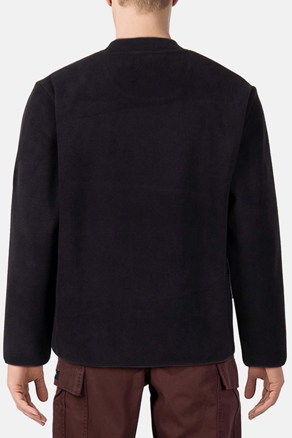 FLEECE CREW NECK T1 BLACK UNISEX 3