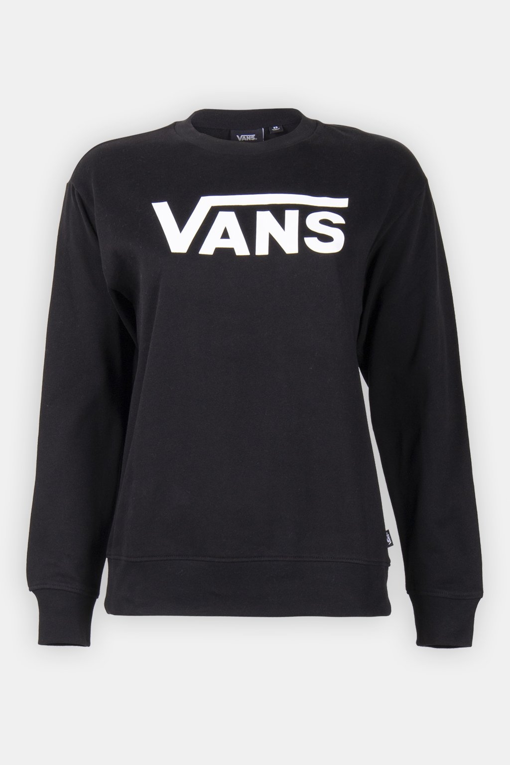 DROP V LOGO BFF CREW-B BLACK/WHITE 4