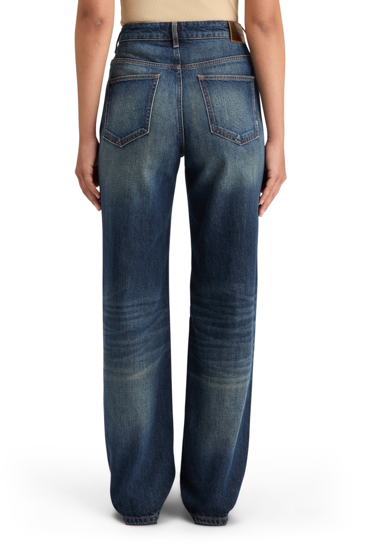THE RIPPLE AUTHENTIC STRAIGHT JEANS LUX BLUE LUX BLUE 2