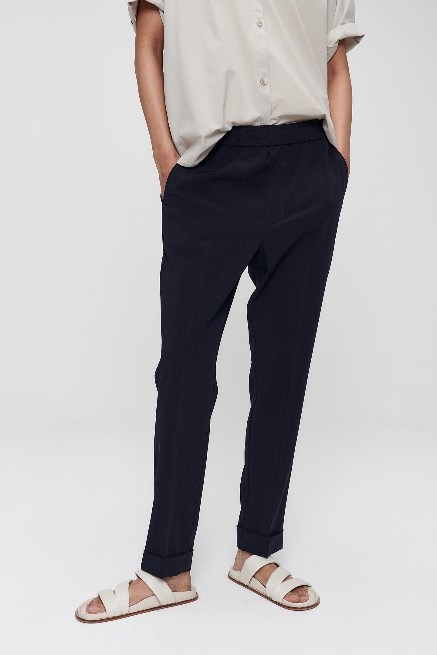 RELAXED CHINO PANTS INK BLUE 1