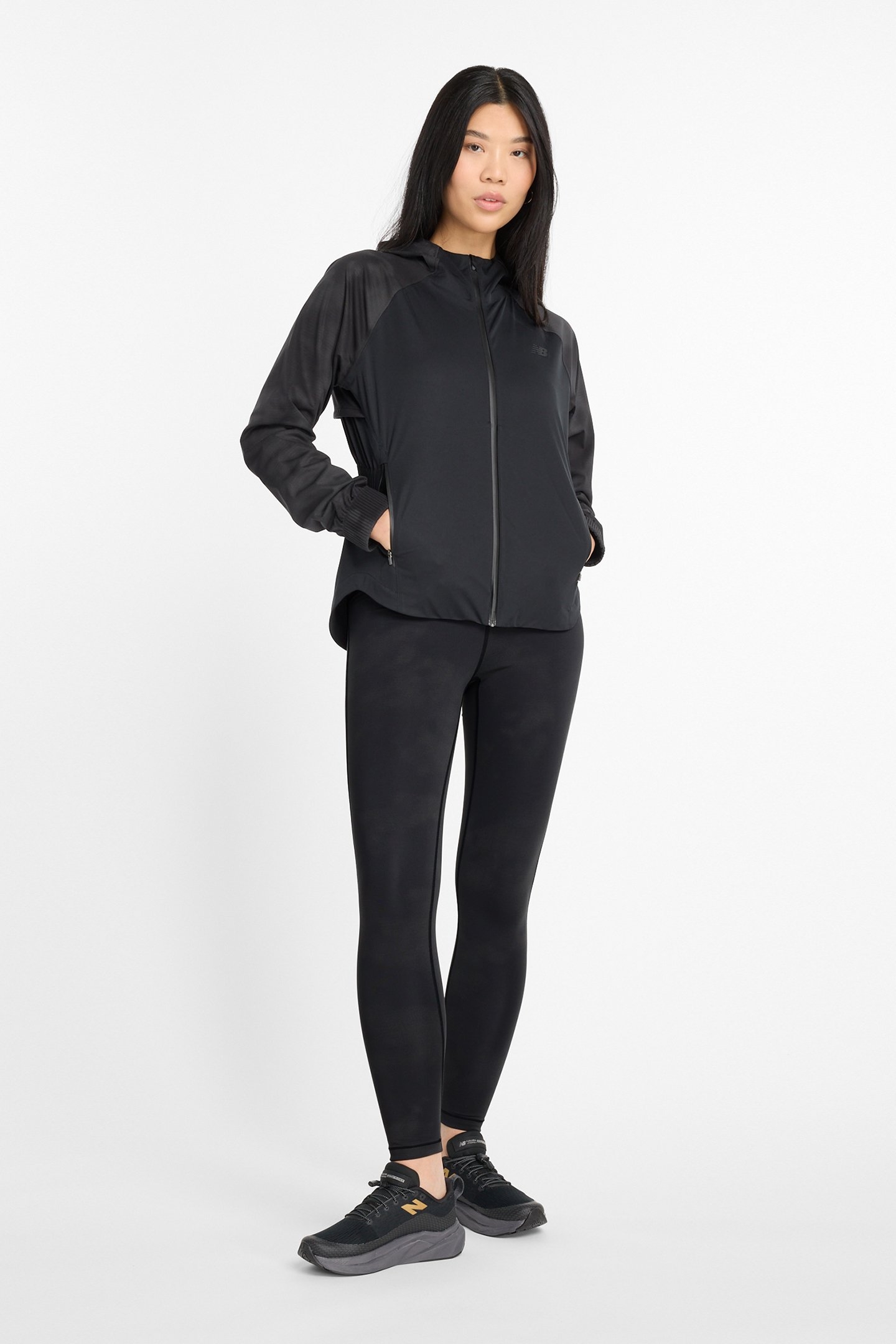 REFLECTIVE WOVEN JACKET IN BLACK 3